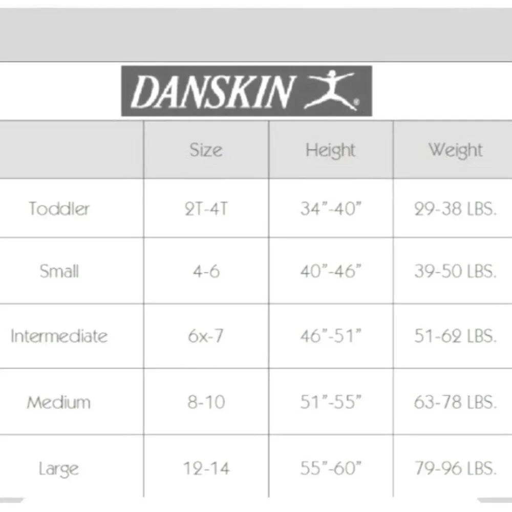 Danskin Childs L 12-14 Leotard Bodysuit Sky Blue Short Sleeve Scoop Neck Dance